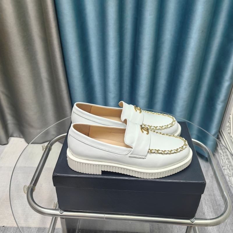 Ch*el leather shoes